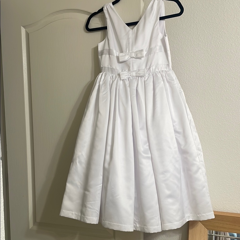 Elegant White First Communion Dress